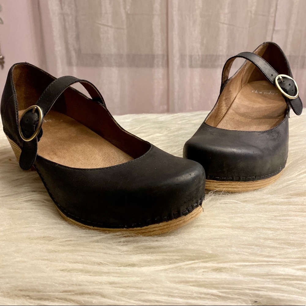 Dansko Missy Mary Jane Black Size 40